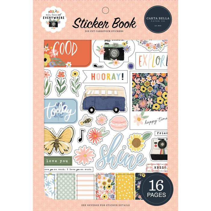 Carta Bella Here, There & Everywhere - Sticker Book