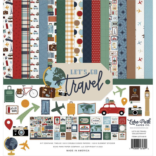 Echo Park Let's Go Travel - Collection Kit