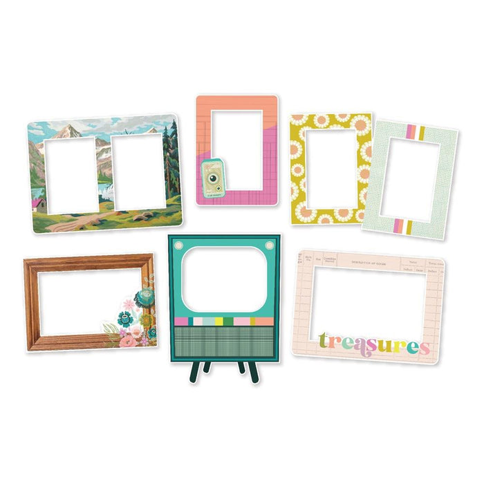 Simple Stories Flea Market - Chipboard Frames