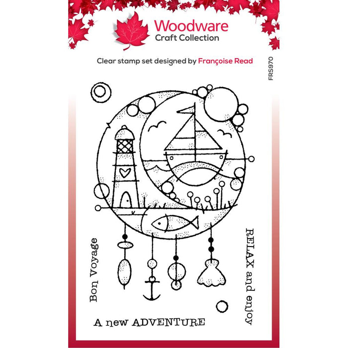 Woodware Clear Magic Stamp - Seaside Dream Catcher