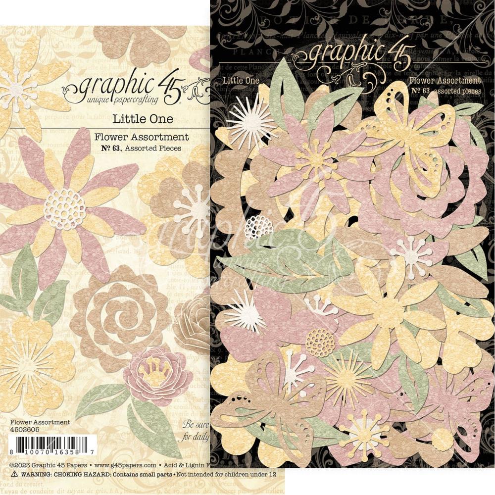 Graphic 45 Little One - Flower Assortment
