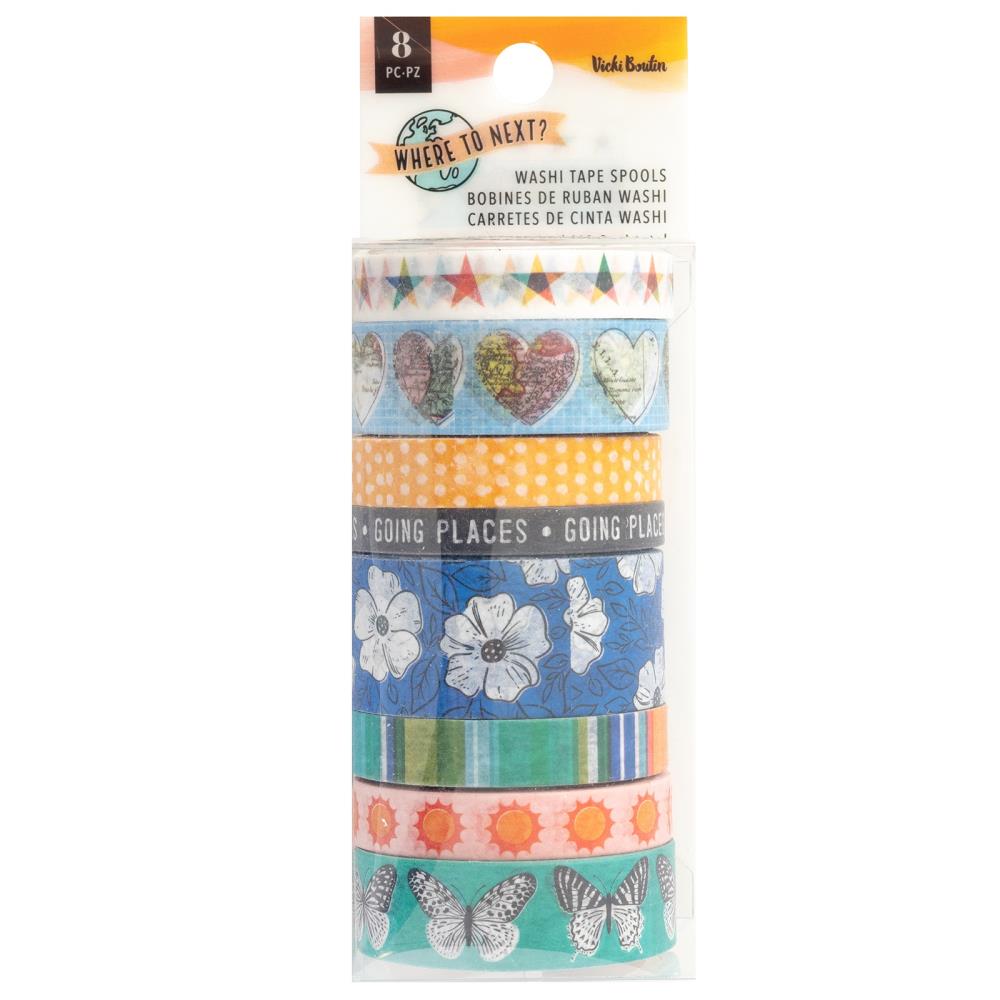 American Crafts Vicki Boutin Where To Next - Washi Tape