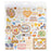 American Crafts Jen Hadfield Flower Child - 12x12 Foam Sticker Sheet