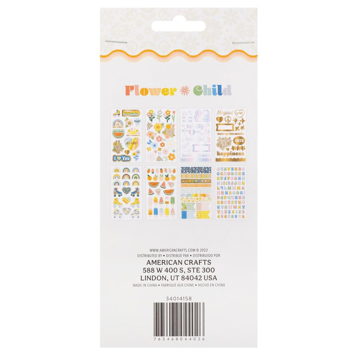 American Crafts Jen Hadfield Flower Child - Sticker Book