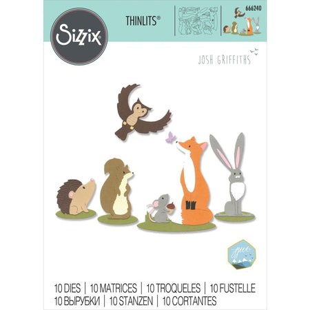 Sizzix Thinlits Die - Forest Animals #1