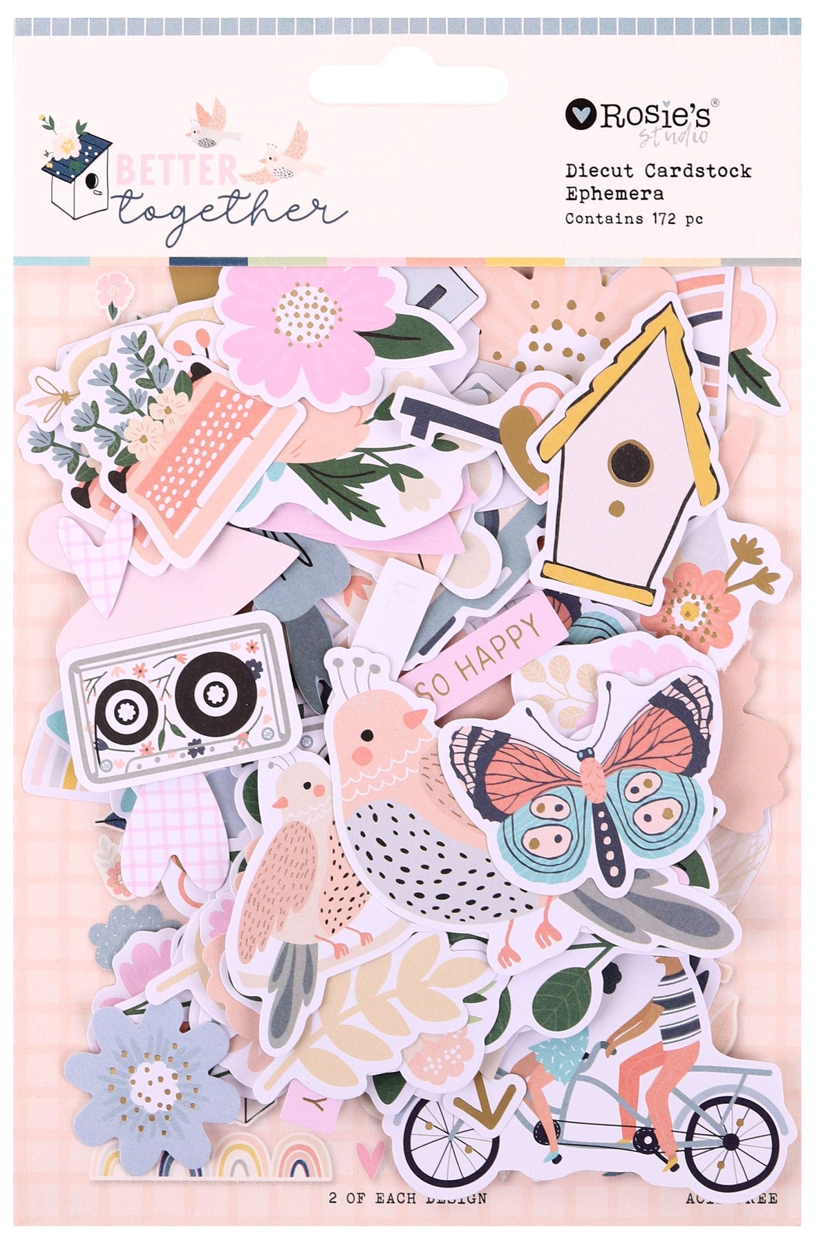 Keeping Cool Cardstock Stickers 4 sheets - Rosie's Studio