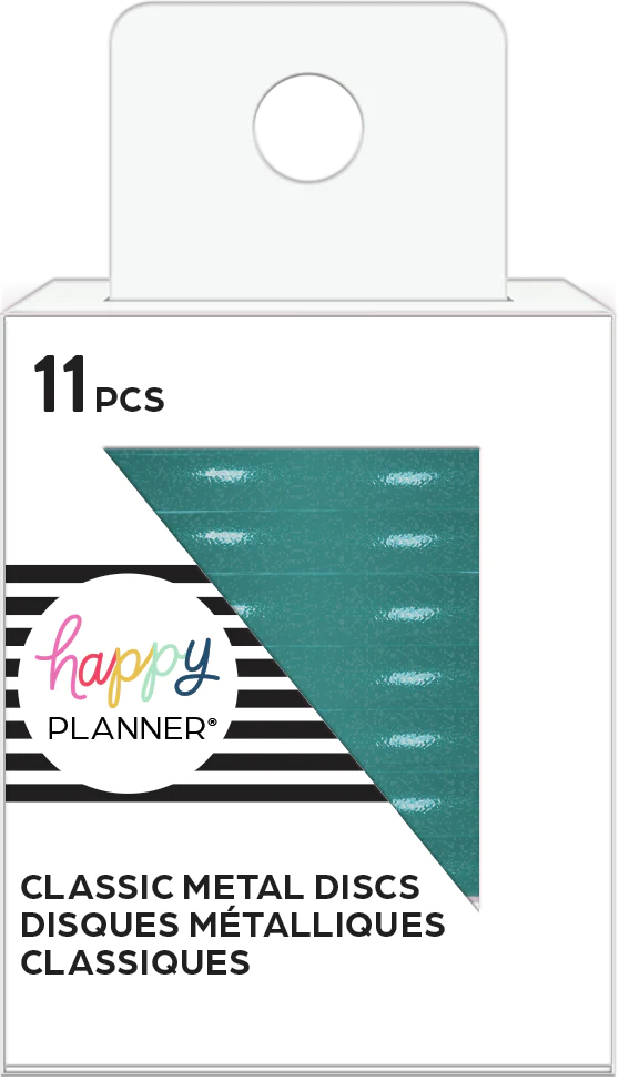 Me & My Big Ideas Happy Planner - Jade Pearl Powder Metal Discs