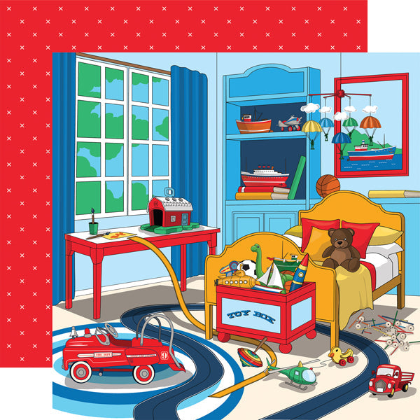 Carta Bella Little Boy - Play Room