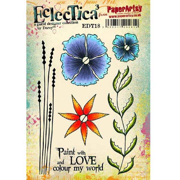PaperArtsy Stamp Set - Eclectica³ (Darcy) 18