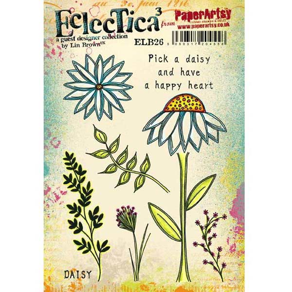 PaperArtsy Stamp Set - Eclectica³ (Lin Brown) 26