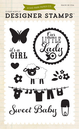 Echo Park Bundle of Joy Boy/New Addition - It's A Girl Stamps