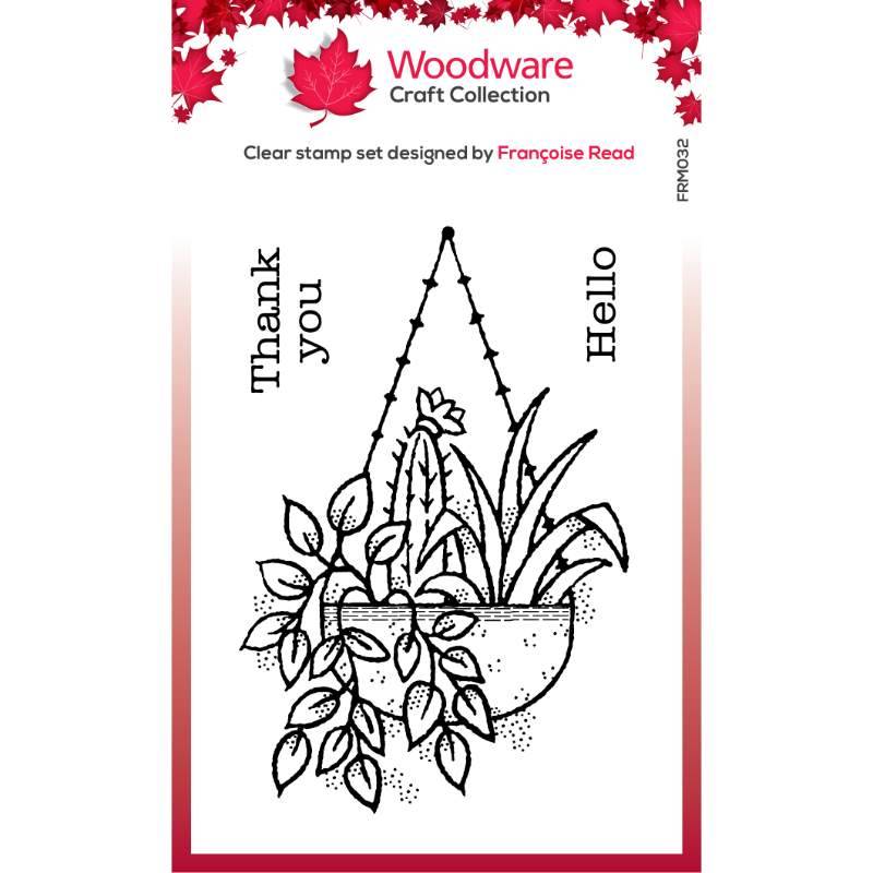 Woodware Clear Magic Singles Stamp - Hanging Basket