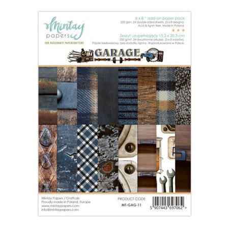 Mintay Papers Garage - 6x8 Add-On Paper Pad