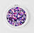 Picket Fence Studios Sequin Mix - Purple Blossoms