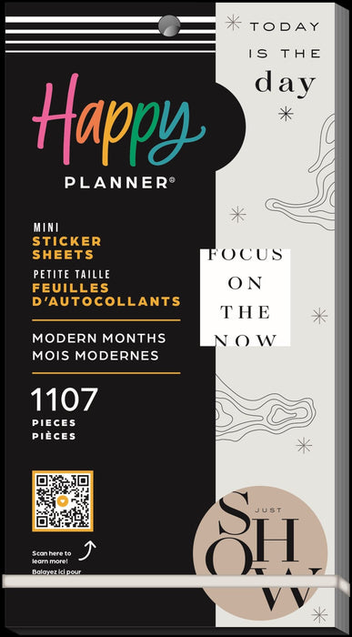 Me & My Big Ideas Happy Planner - Sticker Value Pack Modern Months Mini