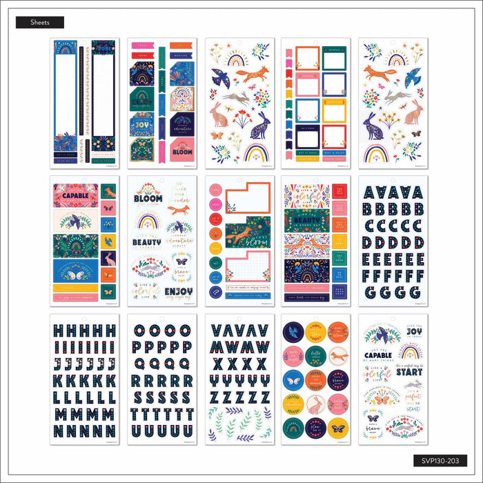Me & My Big Ideas Happy Planner - Sticker Value Pack Nordic Brights Classic