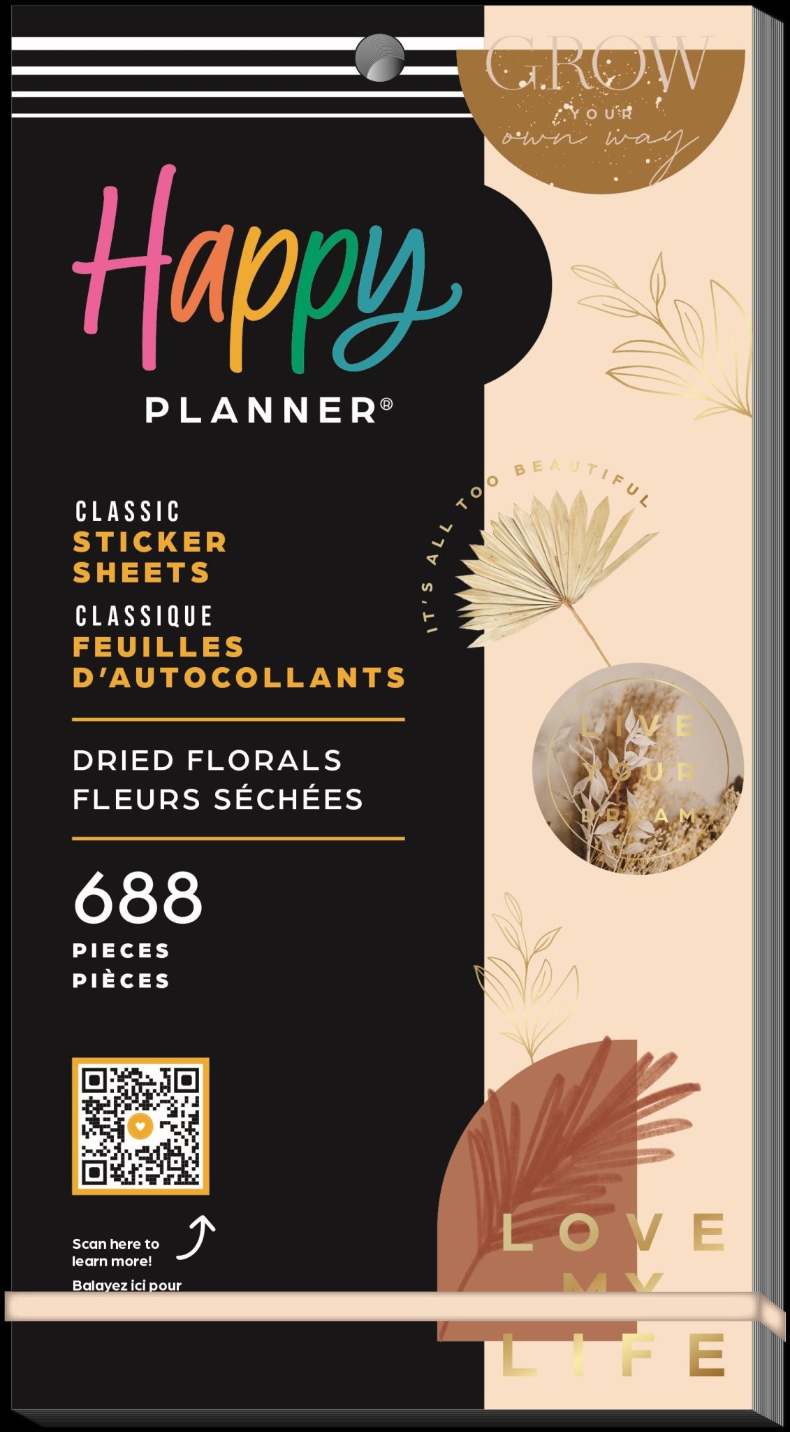 Me & My Big Ideas Happy Planner - Sticker Value Pack Dried Florals Classic