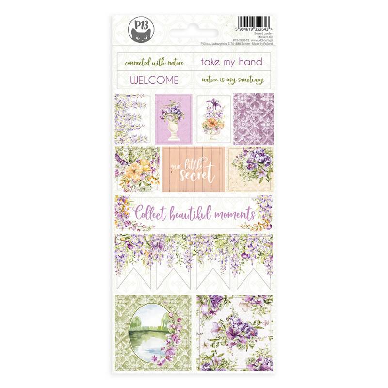 P13 Secret Garden - Sticker sheet #2