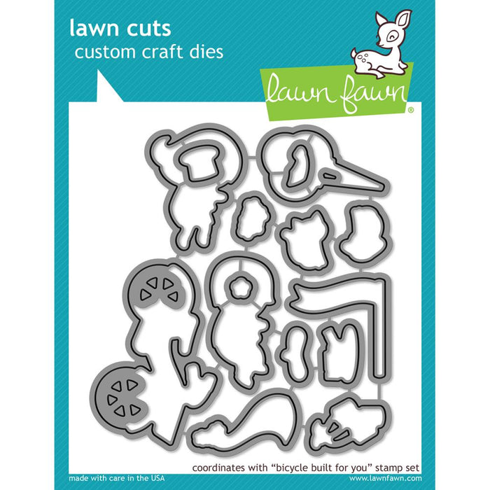 Lawn Fawn Craft Die Set - Bicycle Built For You