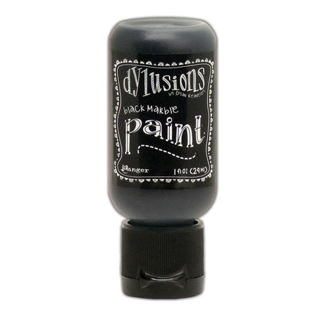 Dylusions 1oz Paint - Black Marble