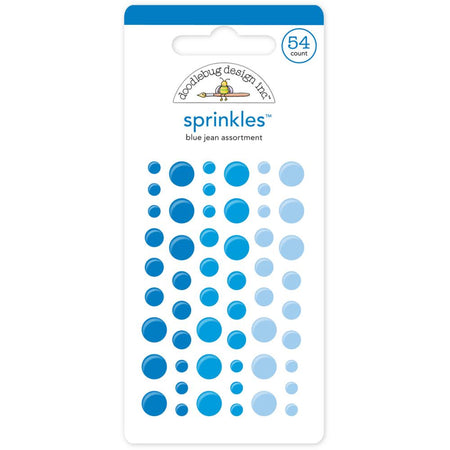 Doodlebug Design Sprinkles - Blue Jean