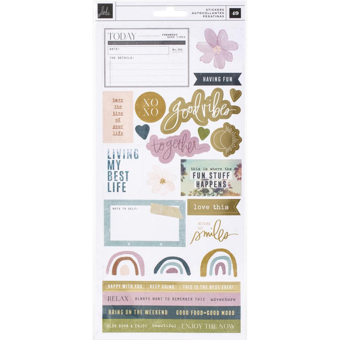 Heidi Swapp Care Free - Cardstock Stickers