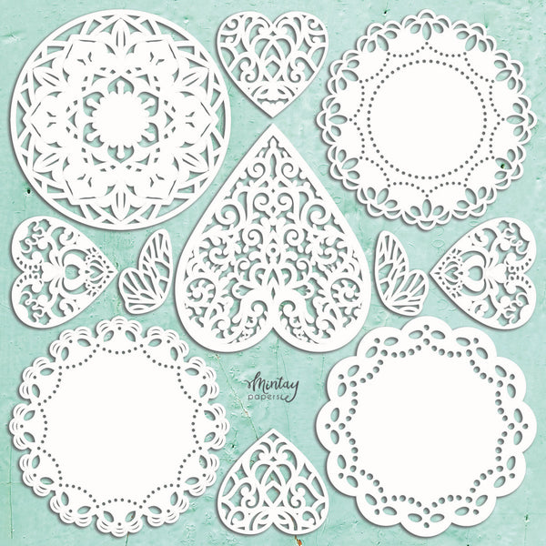 Mintay Papers - Chippies Doilies Set