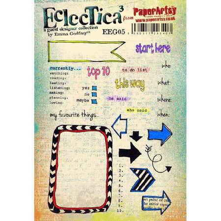 PaperArtsy Stamp Set - Eclectica�� Emma Godfrey 05