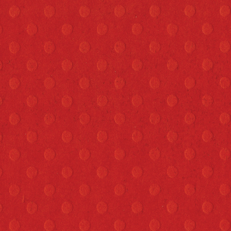 Bazzill 12x12 Dotted Swiss - Fireball