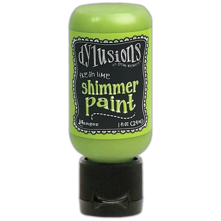 Dylusions 1oz Shimmer Paint - Fresh Lime