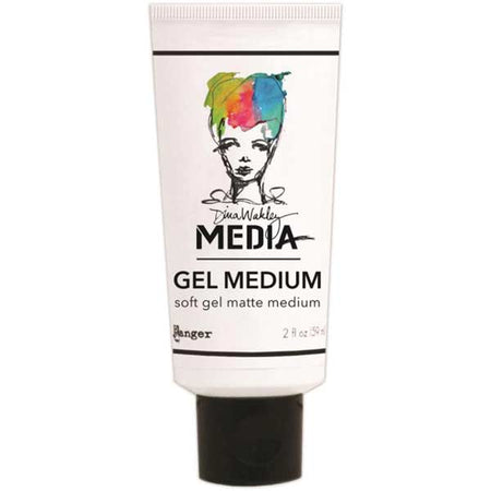 Ranger Dina Wakely Media Gel Medium - Matte 2oz Tube