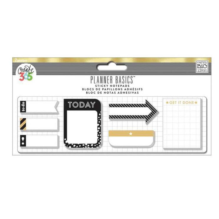 Me & My Big Ideas Happy Planner - Sticky Notes Gold