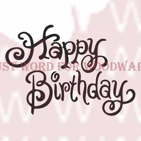 Woodware Clear Magic Singles Stamps - Happy Birthday 061