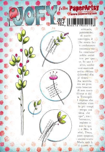 PaperArtsy Stamp Set - JOFY 102