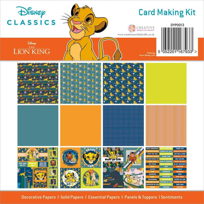 Creative World of Crafts Disney Card Making Kit - Lion King