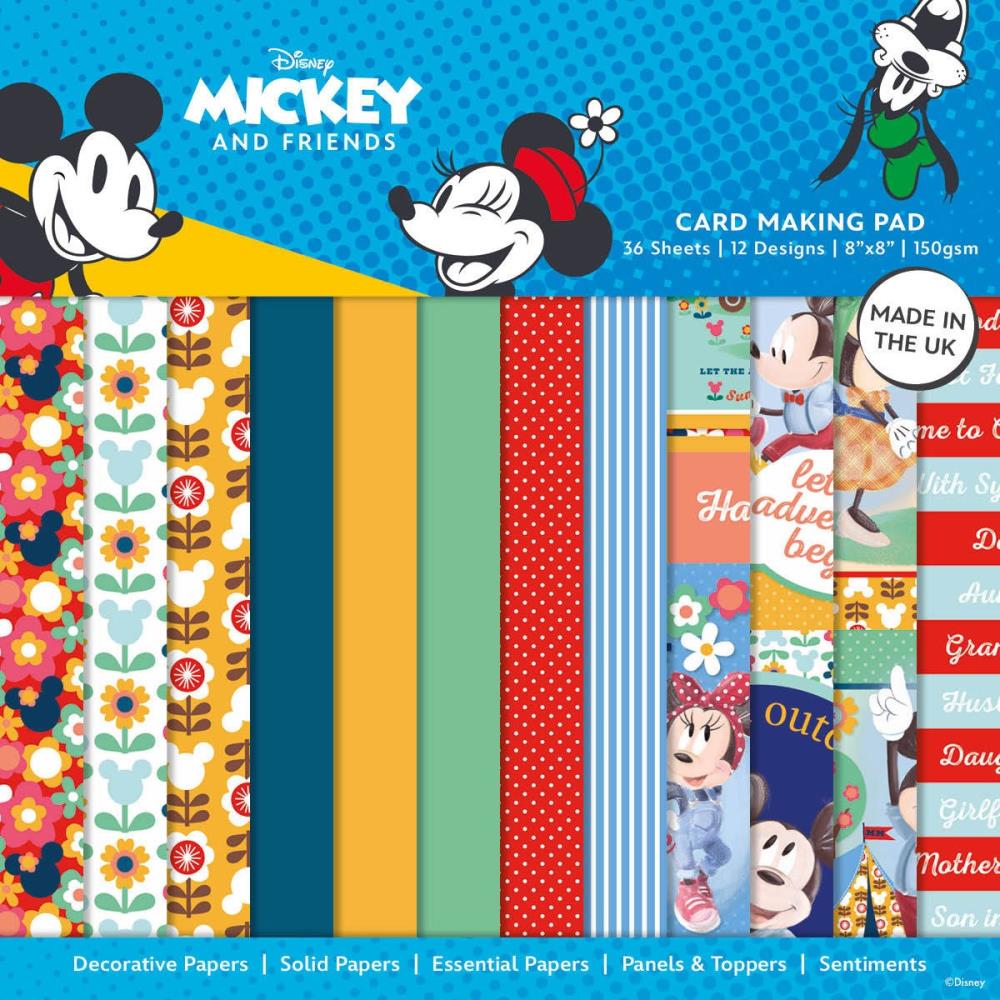 Creative World of Crafts Disney Card Making Kit - Mickey and Friends