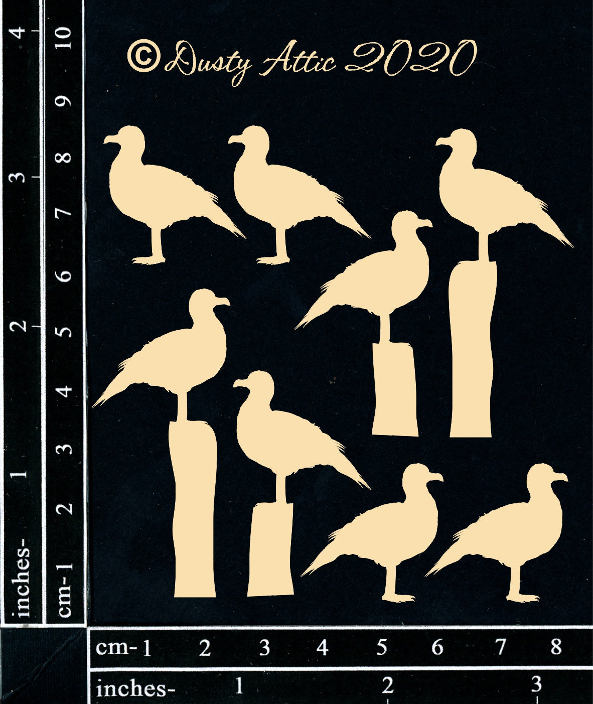 Dusty Attic - Mini Seagulls #2