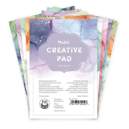 P13 Pastel Marble Mini Creative Pad