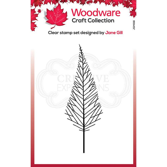 Woodware Clear Magic Singles Stamp - Mini Tall Twiggy Tree