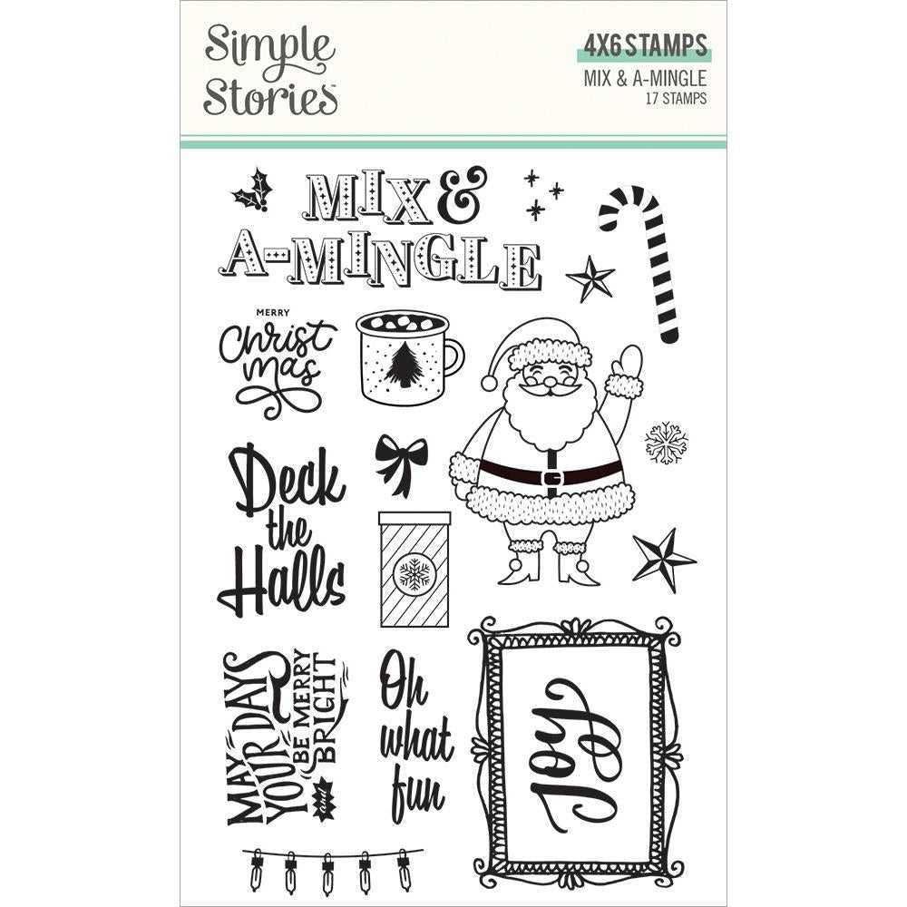 Simple Stories Mix A Mingle Clear Stamps