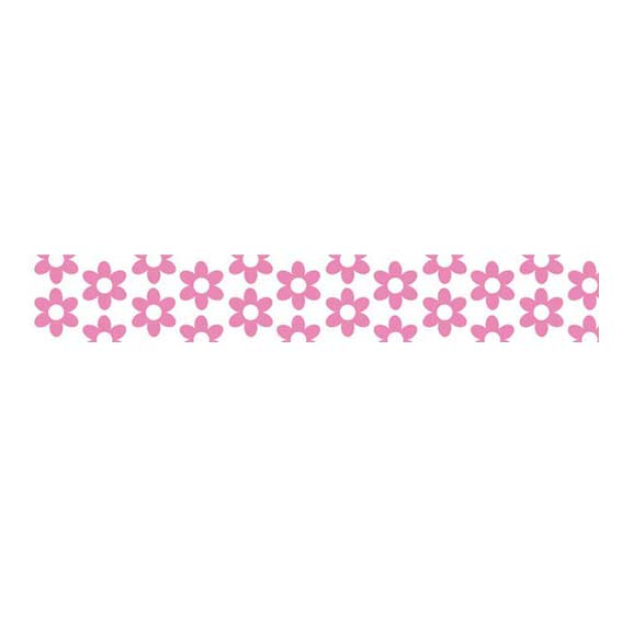 Bella Blvd Designer Tape - Pink Flowers