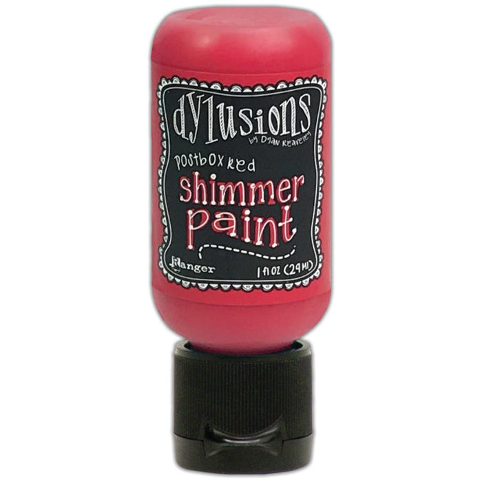 Dylusions 1oz Shimmer Paint - Postbox Red