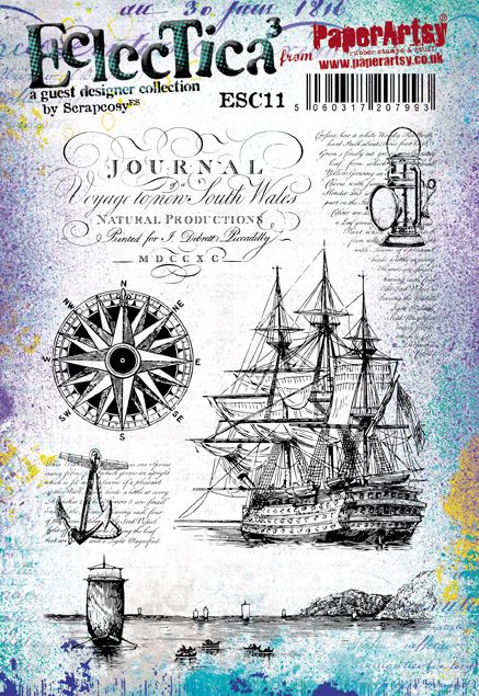 PaperArtsy Stamp Set - Eclectica³ Scrapcosy 11