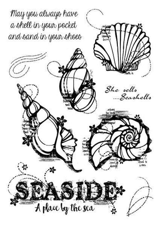 Woodware Clear Magic Singles Stamps - Seashells