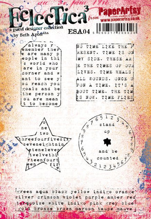 PaperArtsy Stamp Set - Eclectica�� Seth Apter 04