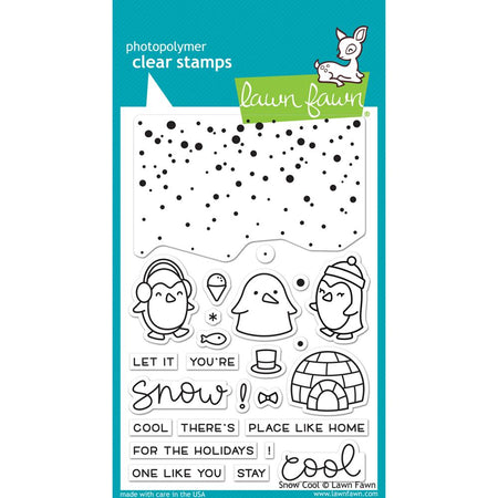 Lawn Fawn Clear Stamps - Snow Cool