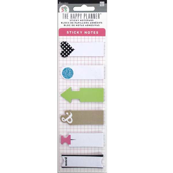Me & My Big Ideas Happy Planner - Sticky Notes Green Arrow