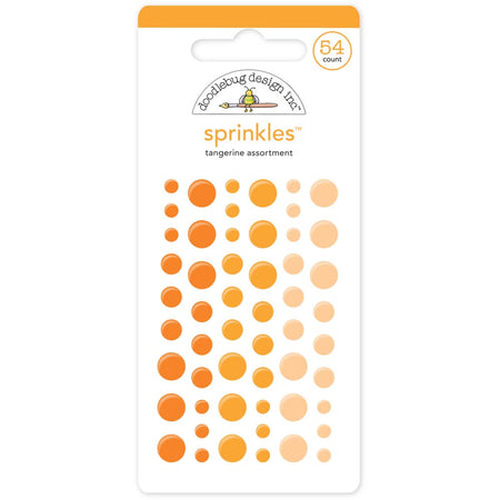 Doodlebug Design Sprinkles - Tangerine 