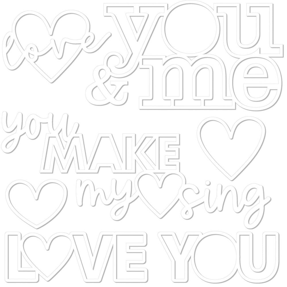 Bella Blvd Our Love Song - You & Me Cut-Outs