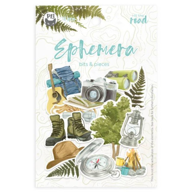 P13 Hit The Road - Ephemera Bits & Pieces